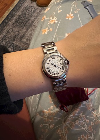Beden gri Renk günüş Cartier Kadın Kol Saati Ballon bleu