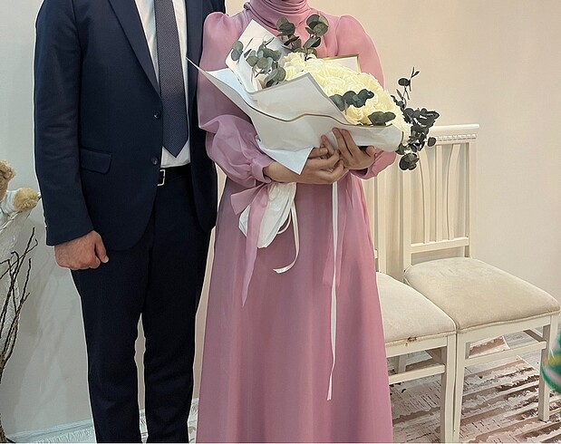 s Beden pembe Renk Birgül Bektaş pembe elbise