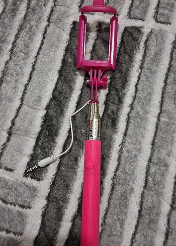 Pembe Selfie Çubuğu ve Tripod - Görsel 4