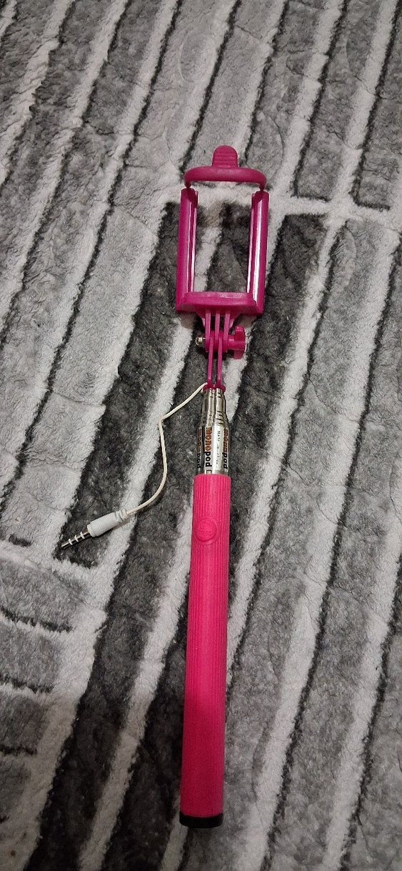 Pembe Selfie Çubuğu ve Tripod - Görsel 4