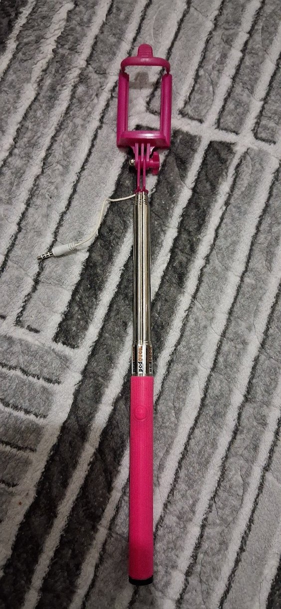 Pembe Selfie Çubuğu ve Tripod - Görsel 5