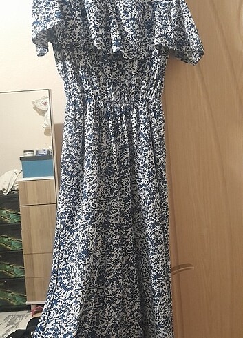 Çiçekli Madonna Cepli  Tulum - Görsel 5