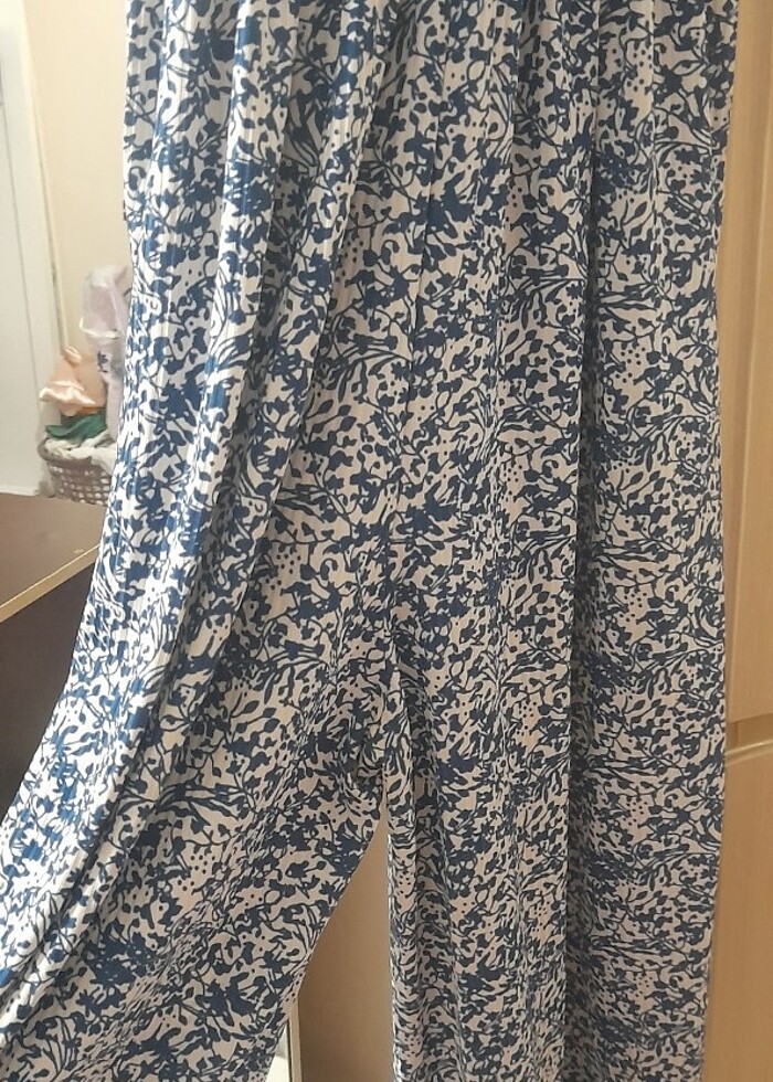 Çiçekli Madonna Cepli  Tulum - Görsel 4