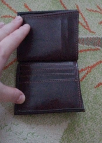 Koyu Kahverengi Erkek Cüzdan - Görsel 4