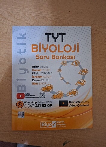Biyotik yayinlari tyt biyoloji 