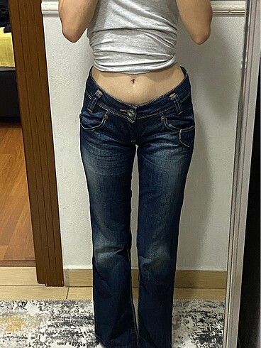 Lee y2k düsük bel low rise jean