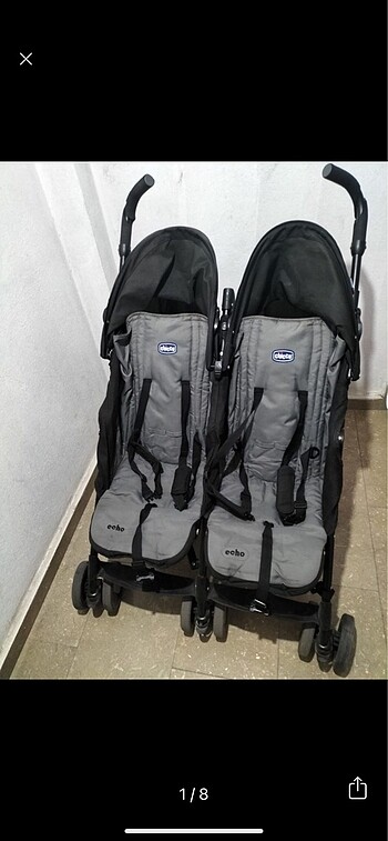 İkiz bebek arabası
