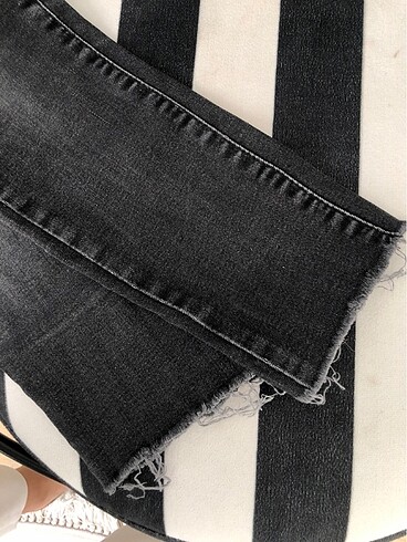34 Beden gri Renk Gri Düz Dar Paça Jeans