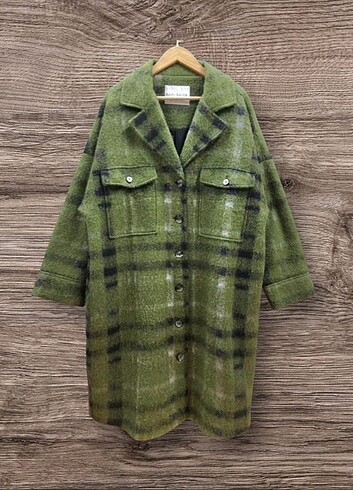 Yünlü Kaban-Karo Kauer - Tiara Coat Khaki