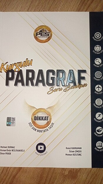 Pes yayınları Kurgulu Paragraf Soru bankası 
