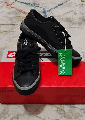 Benetton Orjinal Benetton Siyah Sneaker