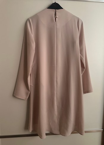 Zara Pudra pembe abiye Tunik