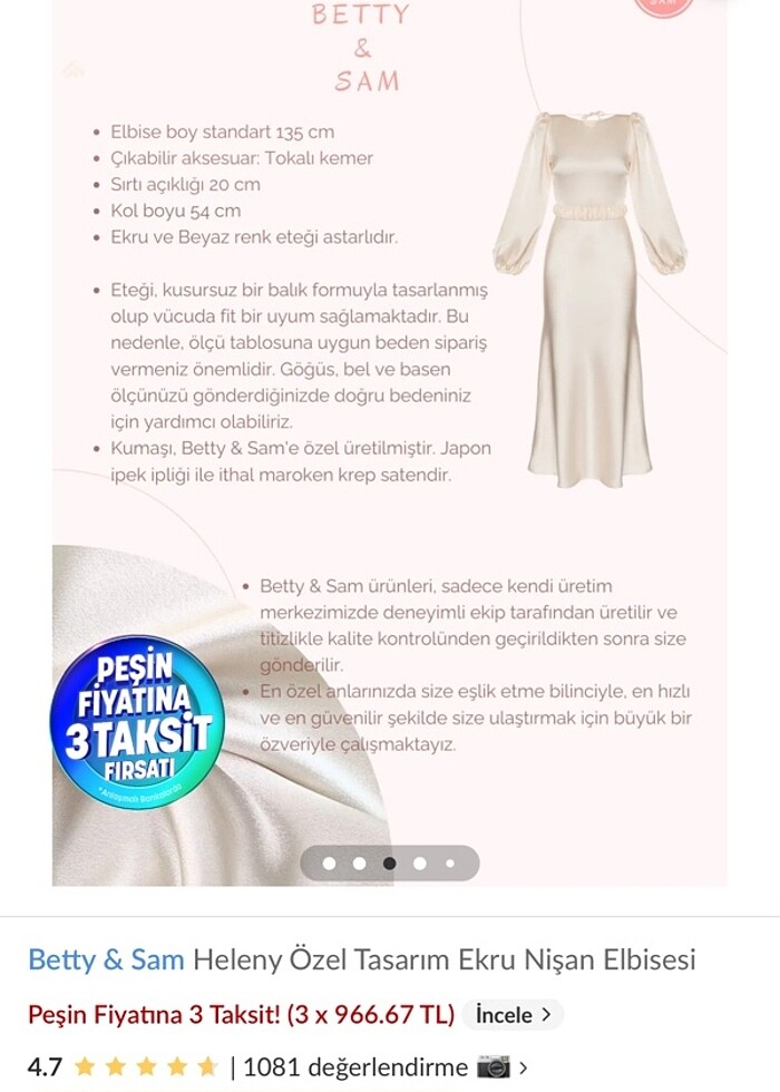 Nişan elbisesi - Görsel 5