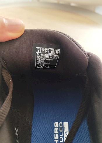 SKECHERS Kahverengi Spor Ayakkabı Velcro Detaylı - Görsel 5