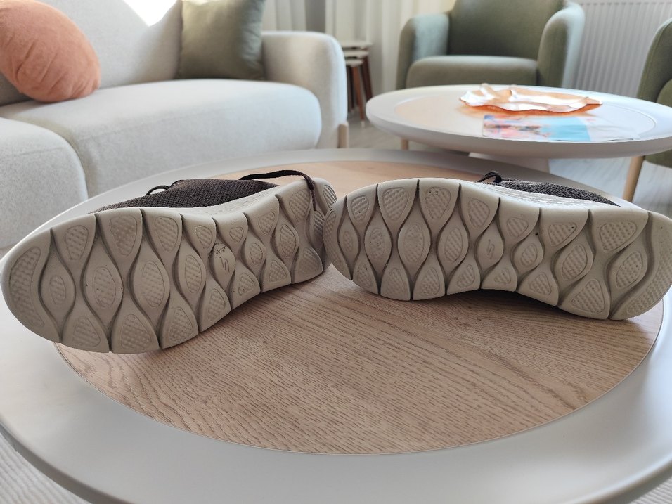 SKECHERS Kahverengi Spor Ayakkabı Velcro Detaylı - Görsel 4