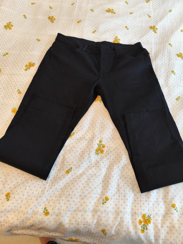 Erkek Siyah Regular Fit Kot Pantolon - Görsel 3