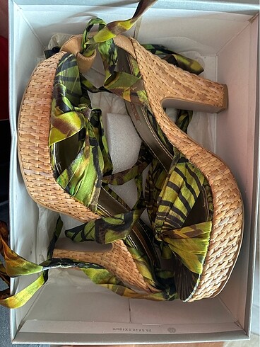 Nine West Yeşil Yazlık Ayakkabı