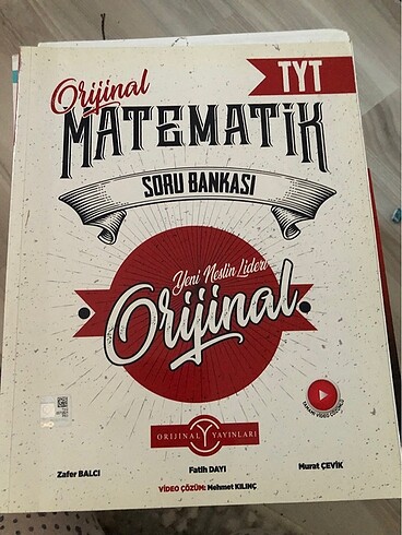 ORİJİNAL TYT MATEMATİK SORU BANKASI