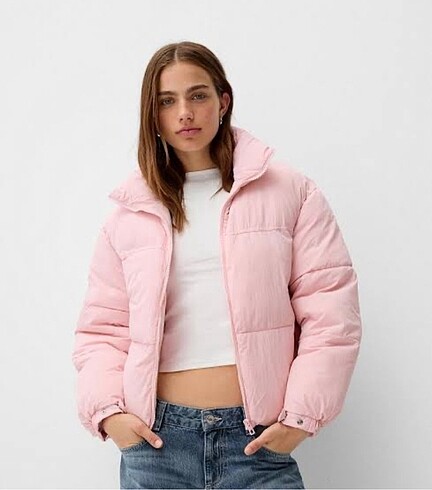 Bershka Pembe Mont