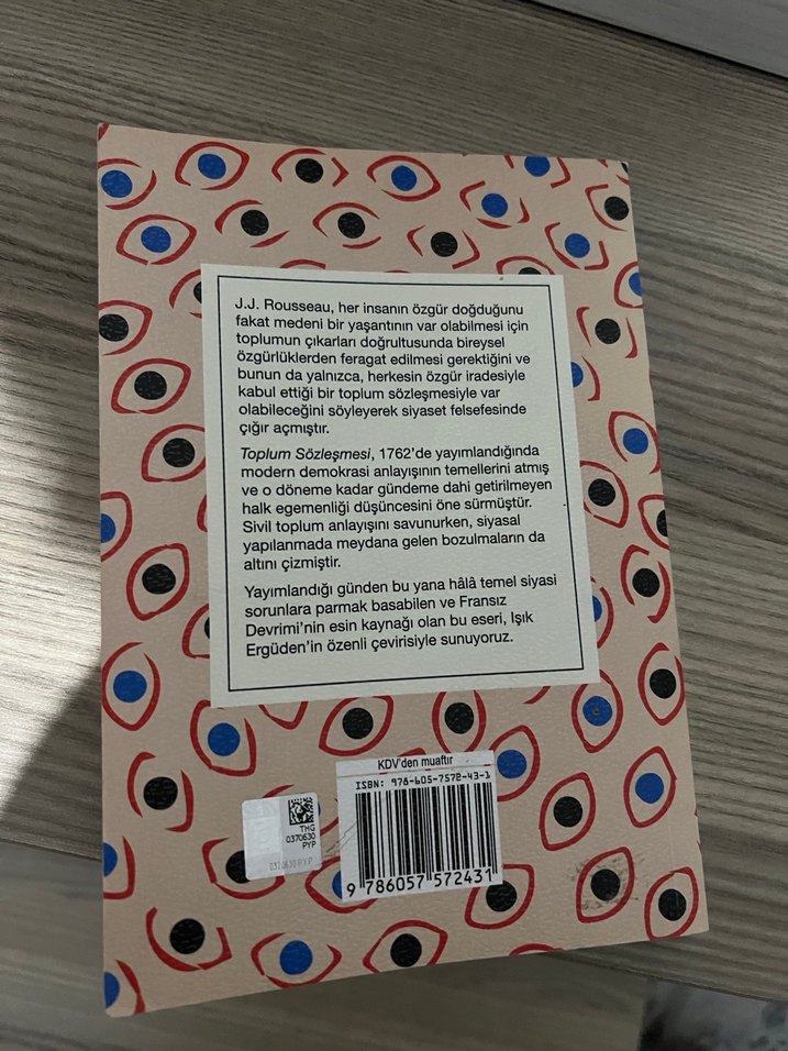 Toplum Sözleşmesi - Jean-Jacques Rousseau - Görsel 3