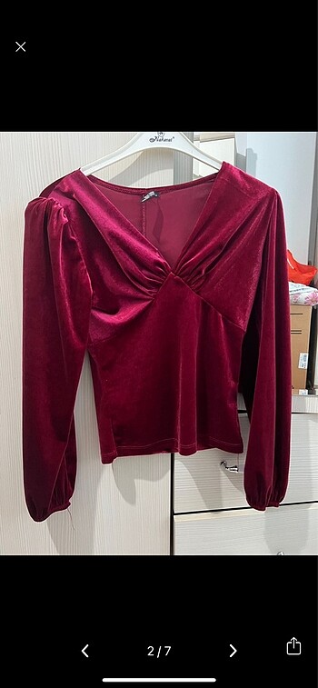 KADİFE BLUZ - Görsel 2
