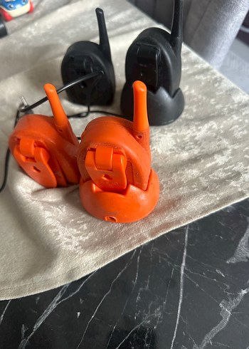 Kraft Bebek Telsizi Seti Turuncu ve Siyah - Görsel 2