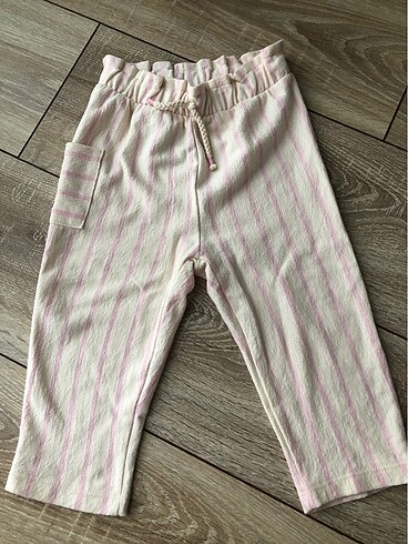 Çizgili zara pamuklu pantalon