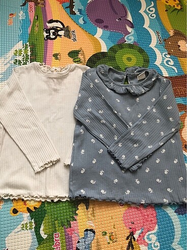 H&m 2 li baharlık tişört/bluz