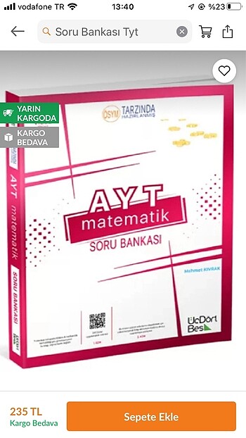 Ayt matematik soru bankası