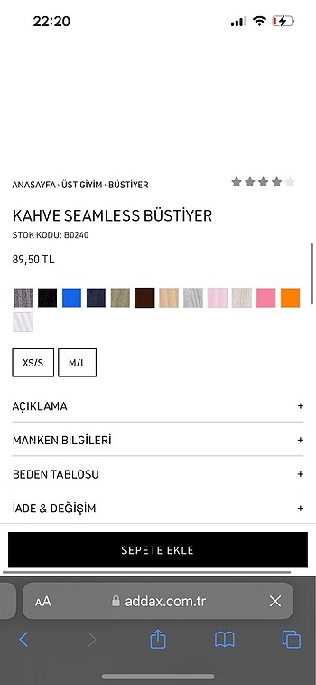 Addax kahverengi addax büstiyer