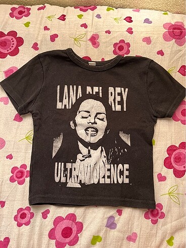 Crop tişört lana del rey