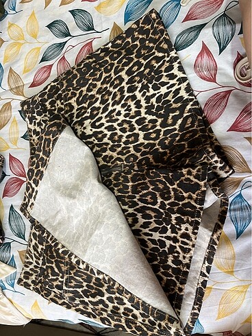 Koton leoparlı şort etek