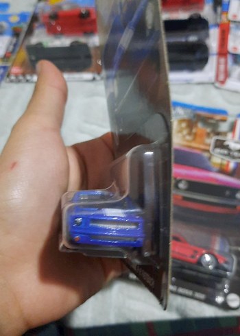 Koyu Mavi '65 Ford Mustang Oyuncak Araba - Görsel 3