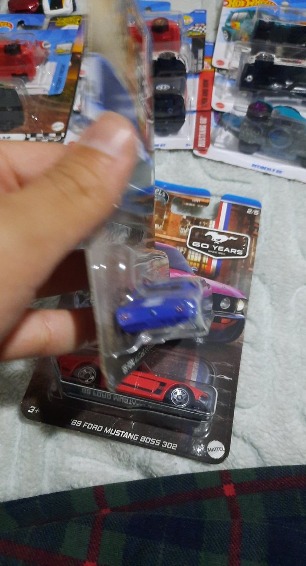 Koyu Mavi '65 Ford Mustang Oyuncak Araba - Görsel 4