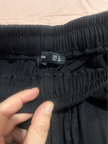 s Beden Beli lastikli havuç pantolon