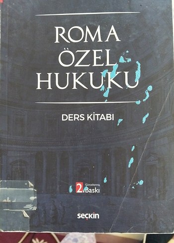 Roma Özel Hukuku Ders Kitabı - Seçkin