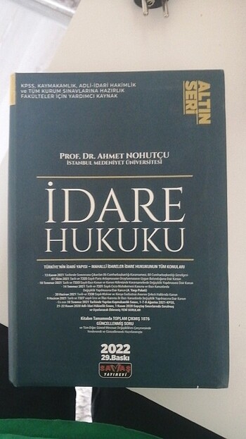 İdare hukuku konu anlatım (altın seri) 