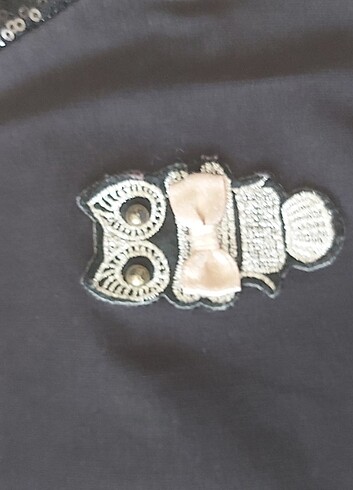 Siyah pullu kız çocuk hırka  - Görsel 11