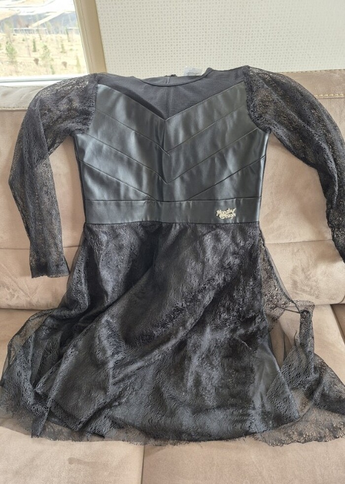 Monster High Siyah Kız Çocuk Elbisesi - Görsel 2