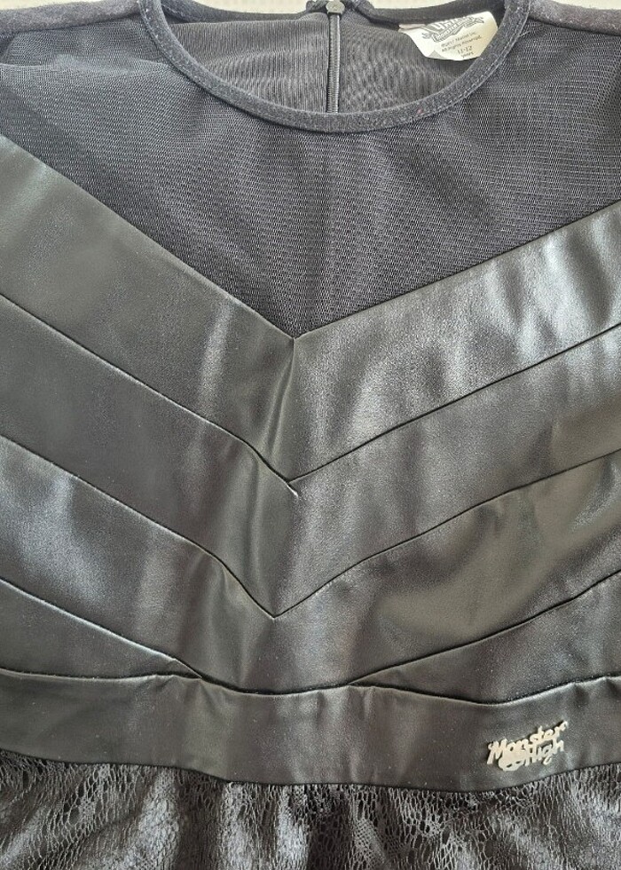 Monster High Siyah Kız Çocuk Elbisesi - Görsel 3