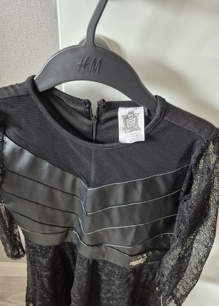 Monster High Siyah Kız Çocuk Elbisesi - Görsel 4