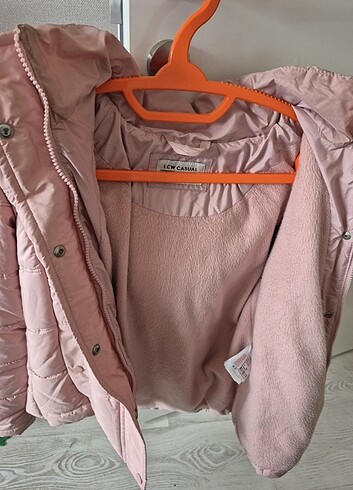 Lcwaikiki casual outwear pembe renk kışlık mont - Görsel 4