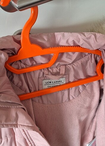 Lcwaikiki casual outwear pembe renk kışlık mont - Görsel 5