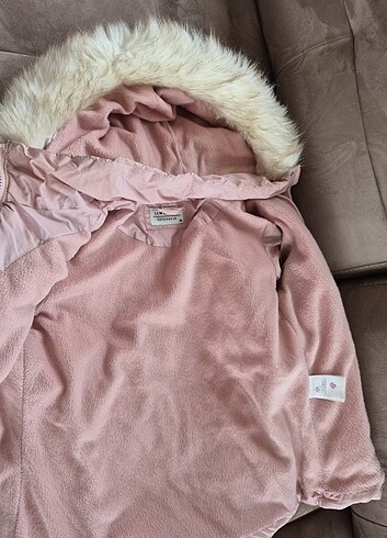 Lcwaikiki casual outwear pembe renk kışlık mont - Görsel 6