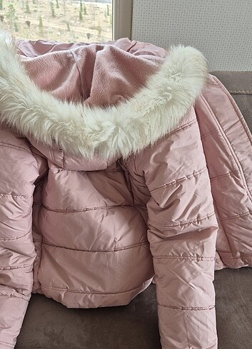 Lcwaikiki casual outwear pembe renk kışlık mont - Görsel 16