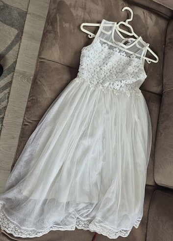 Lcwaikiki Beyaz Kız Elbisesi - Görsel 9