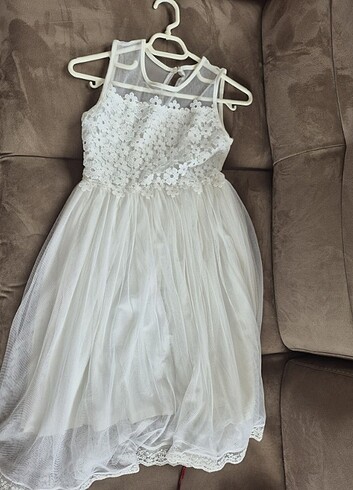 Lcwaikiki Beyaz Kız Elbisesi - Görsel 12