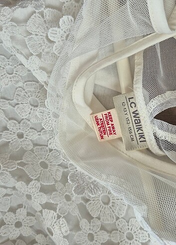 Lcwaikiki Beyaz Kız Elbisesi - Görsel 13