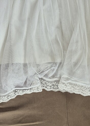 Lcwaikiki Beyaz Kız Elbisesi - Görsel 14