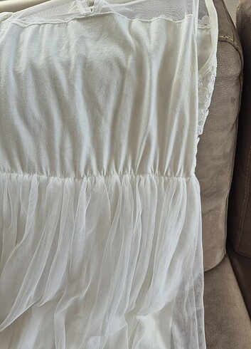 Lcwaikiki Beyaz Kız Elbisesi - Görsel 17